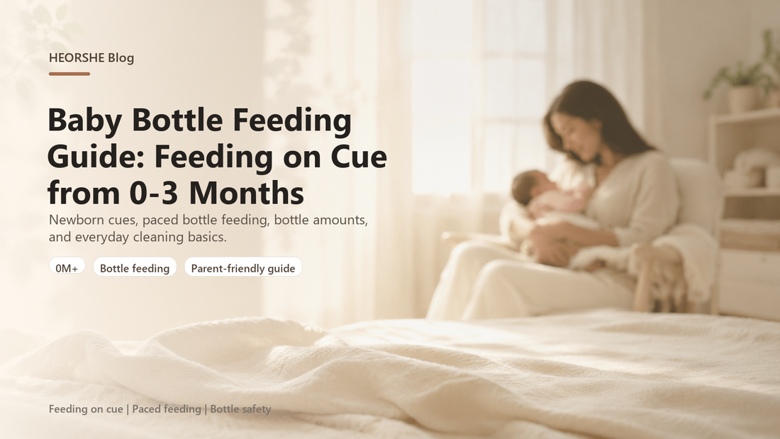 Baby Bottle Feeding Guide: Feeding on Cue from 0-3 Months