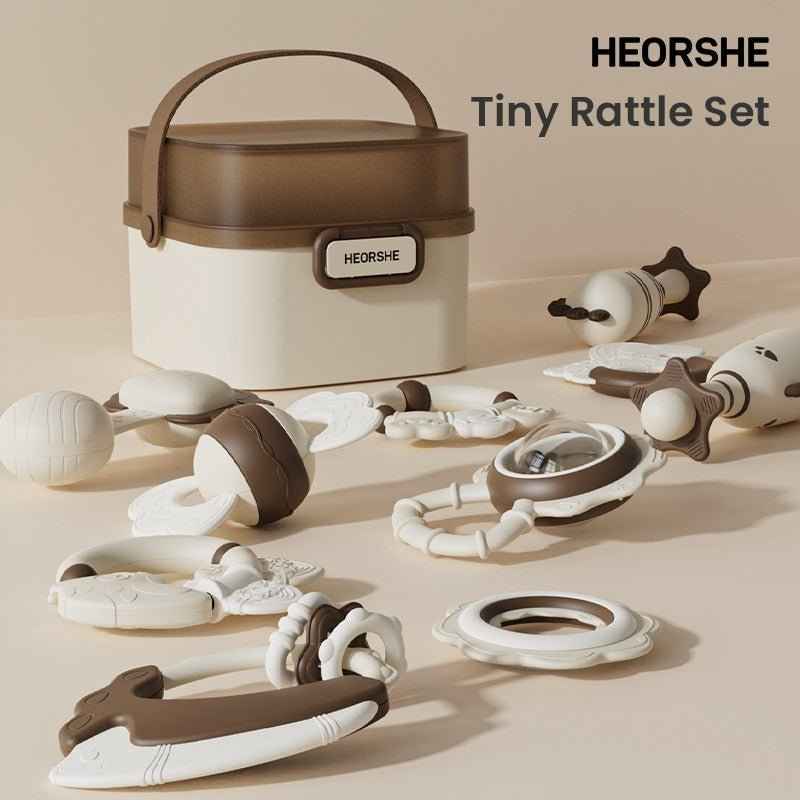 10-Piece Tiny Rattle Set