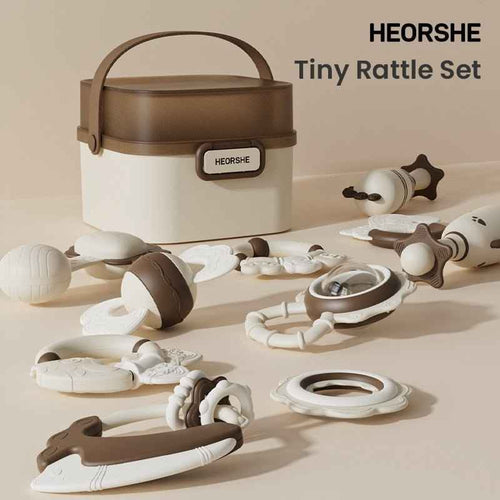 10-Piece Tiny Rattle Set