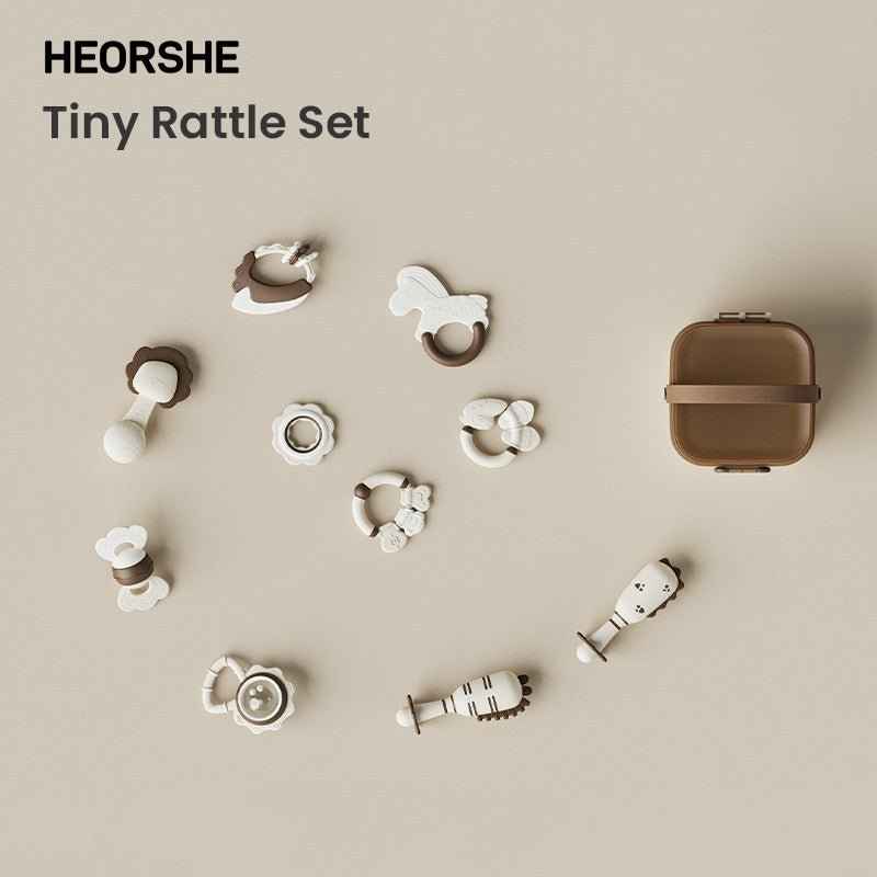10-Piece Tiny Rattle Set