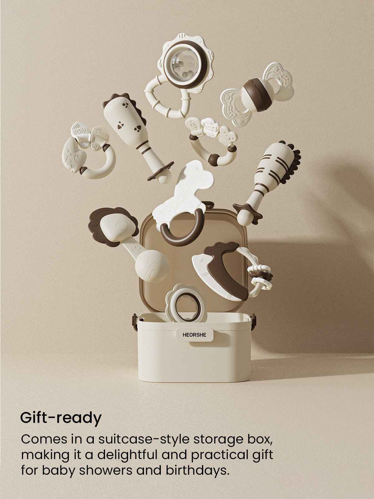 10-Piece Tiny Rattle Set
