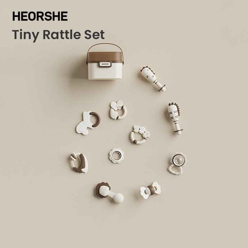 10-Piece Tiny Rattle Set