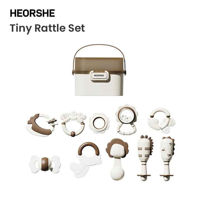 10-Piece Tiny Rattle Set