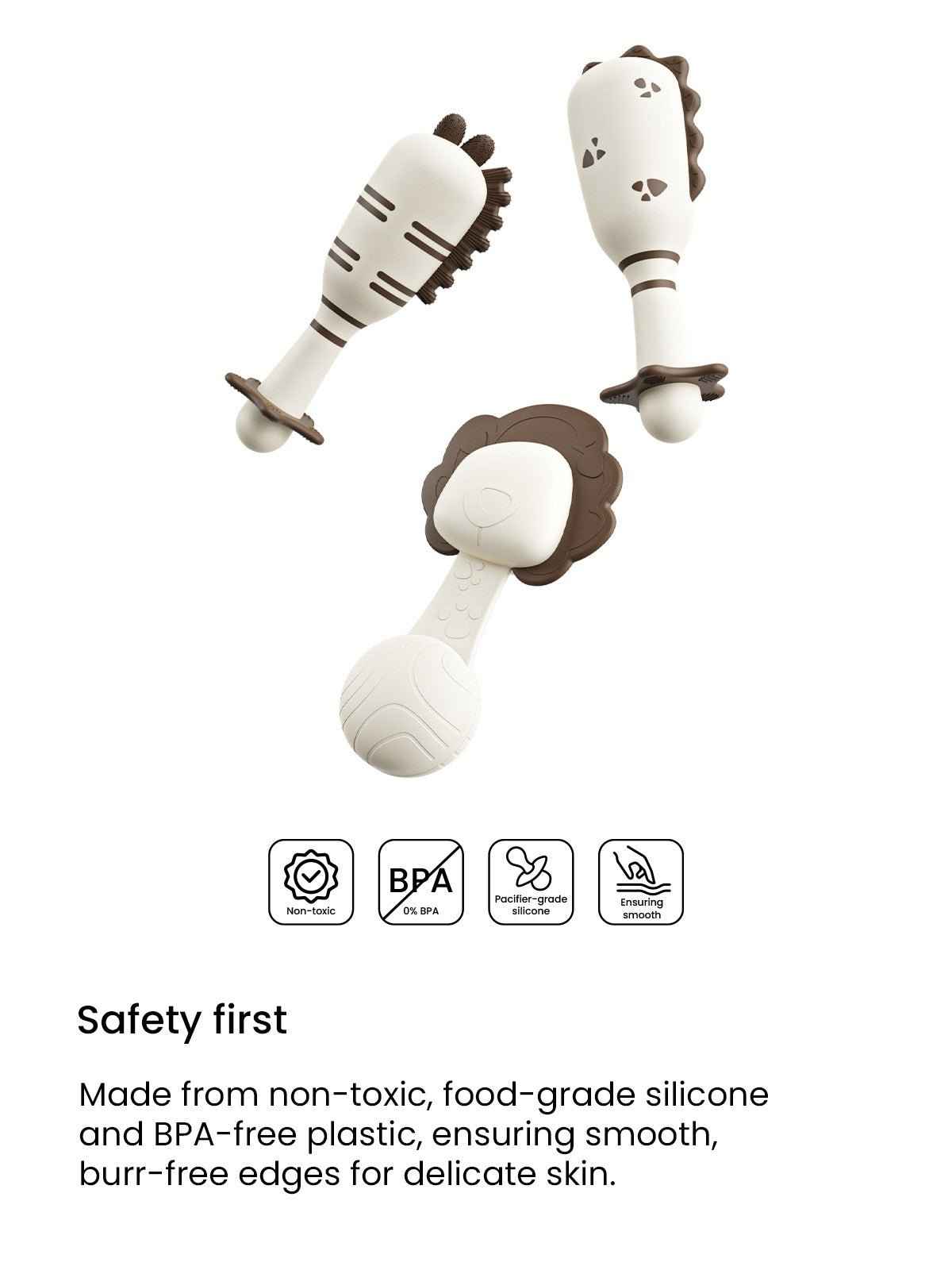 10-Piece Tiny Rattle Set
