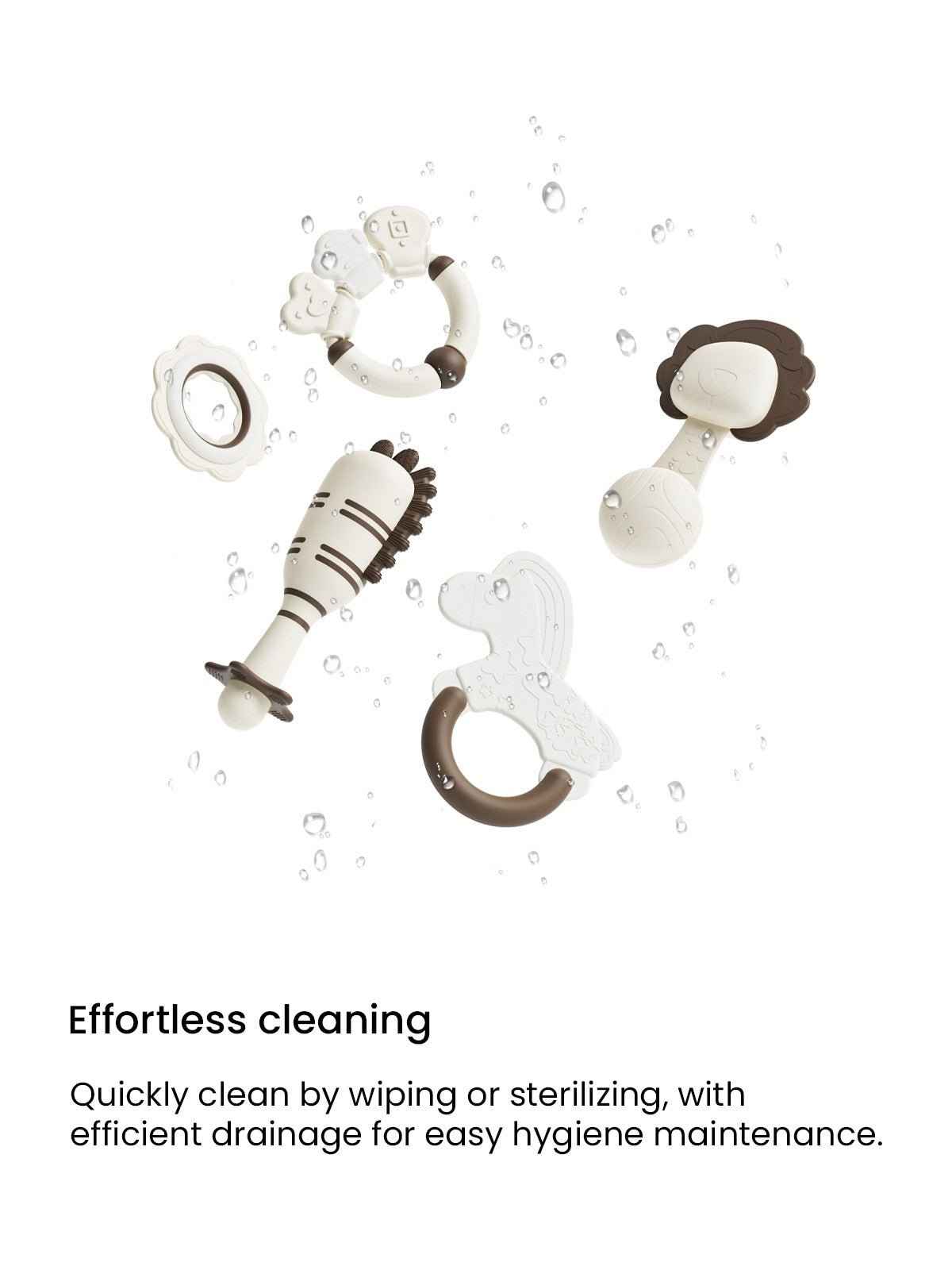 10-Piece Tiny Rattle Set