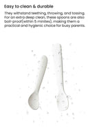 Baby Silicone Feeding Spoon Set