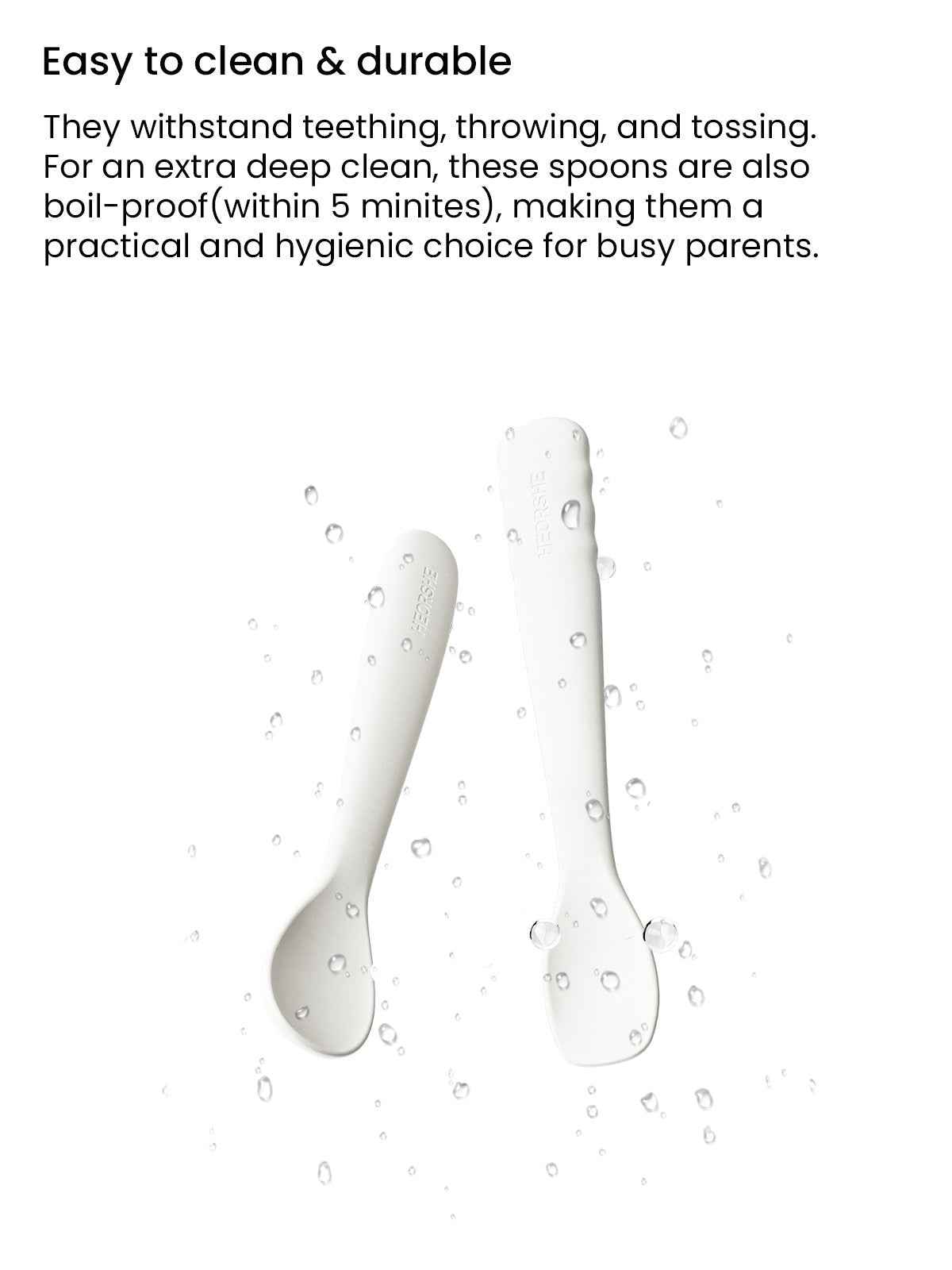 Baby Silicone Feeding Spoon Set