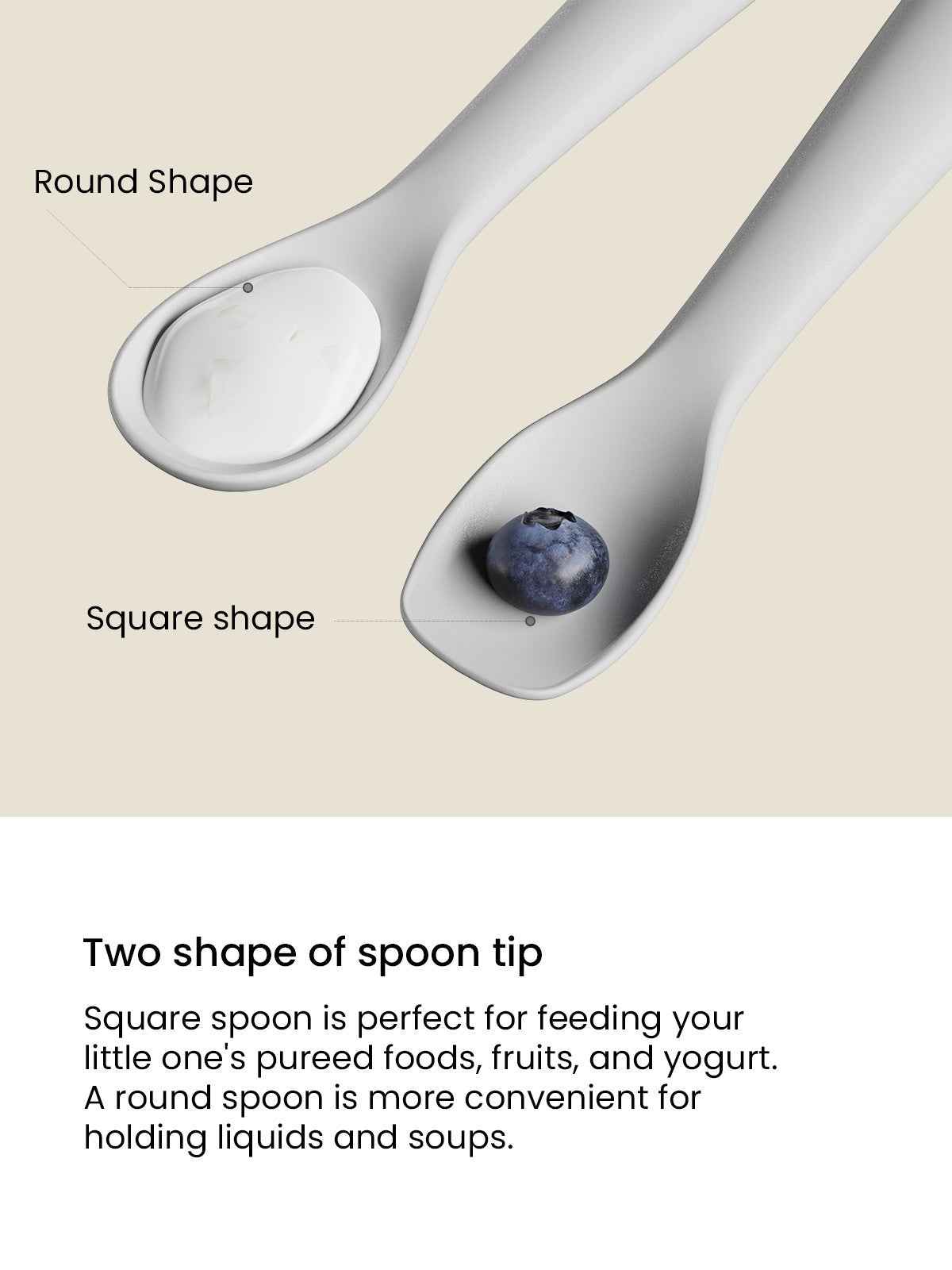 Baby Silicone Feeding Spoon Set