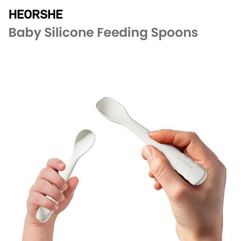Baby Silicone Feeding Spoon Set