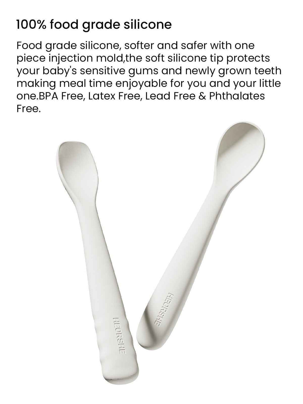 Baby Silicone Feeding Spoon Set