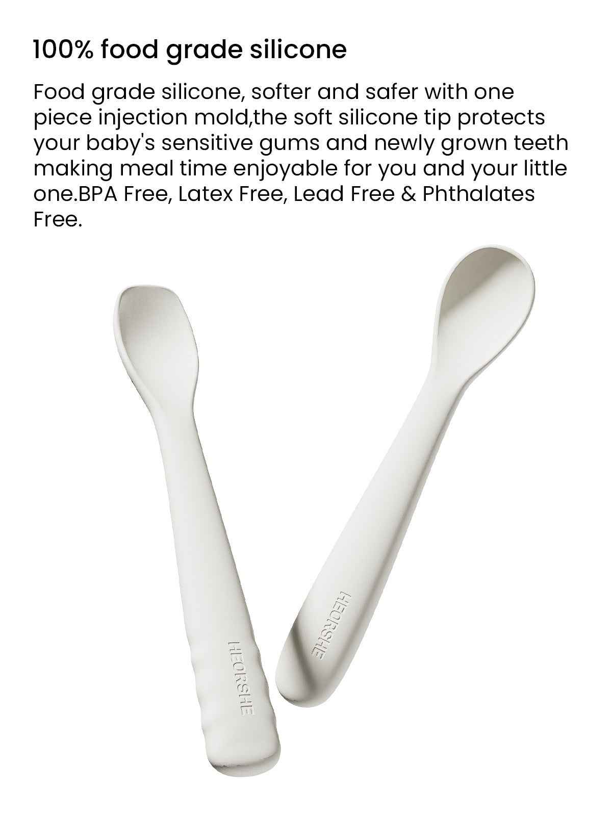 Baby Silicone Feeding Spoon Set