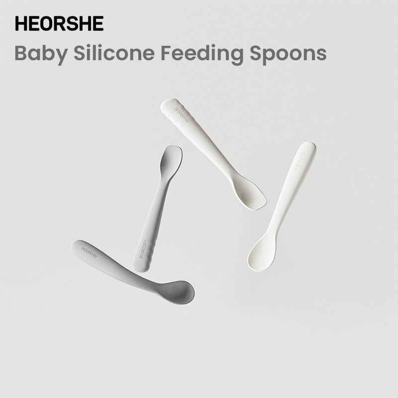 Baby Silicone Feeding Spoon Set