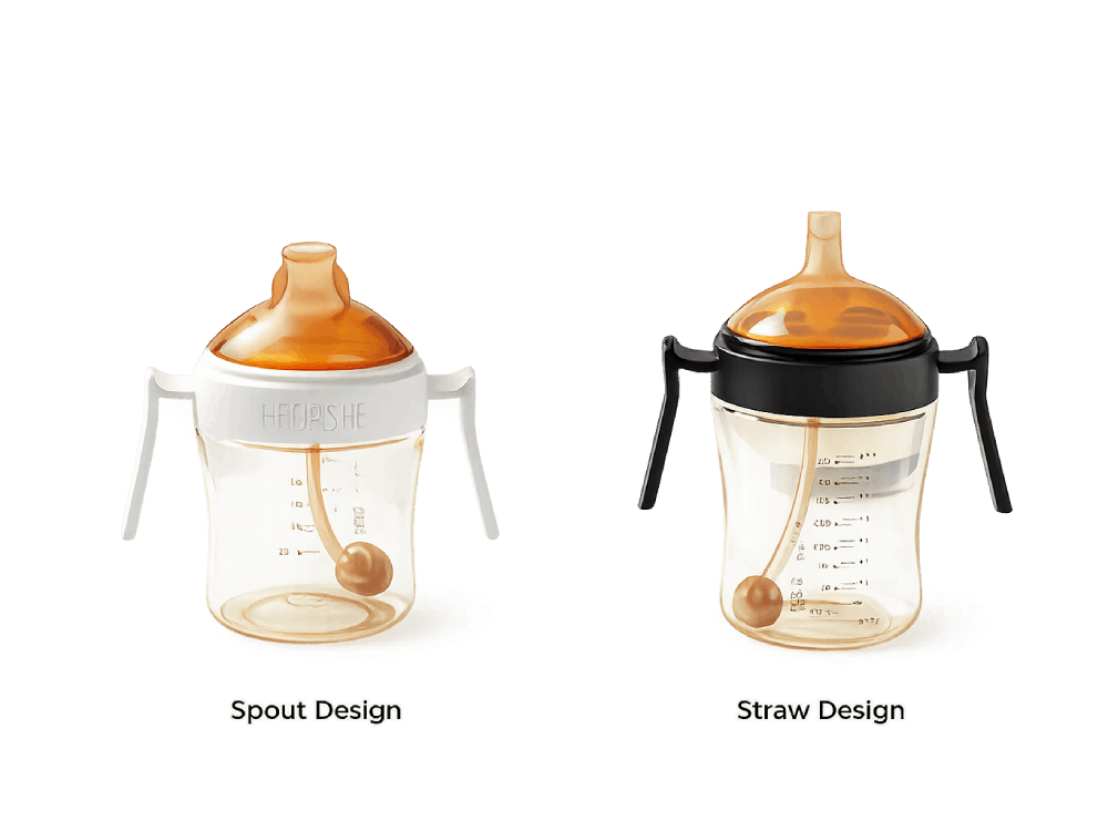 Dental - care Sippy Cup Spouts STAGE2 for 9M+ - HEORSHE