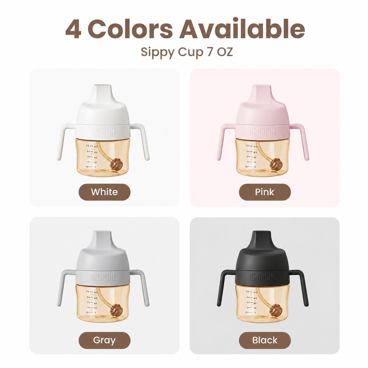 6M+ Twin Sippy Cup Learning Set